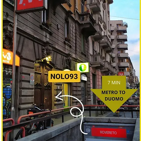 Nolo93 Attic Right In Front Of The Metro Station To Duomo * מילאנו